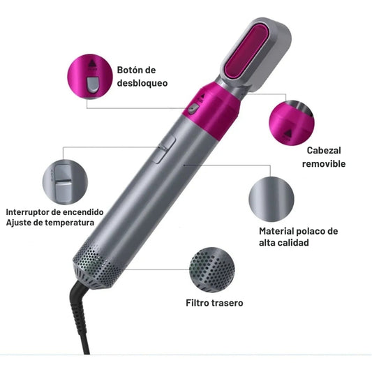 BrushX Cepillo iónico 5 en 1 Pro