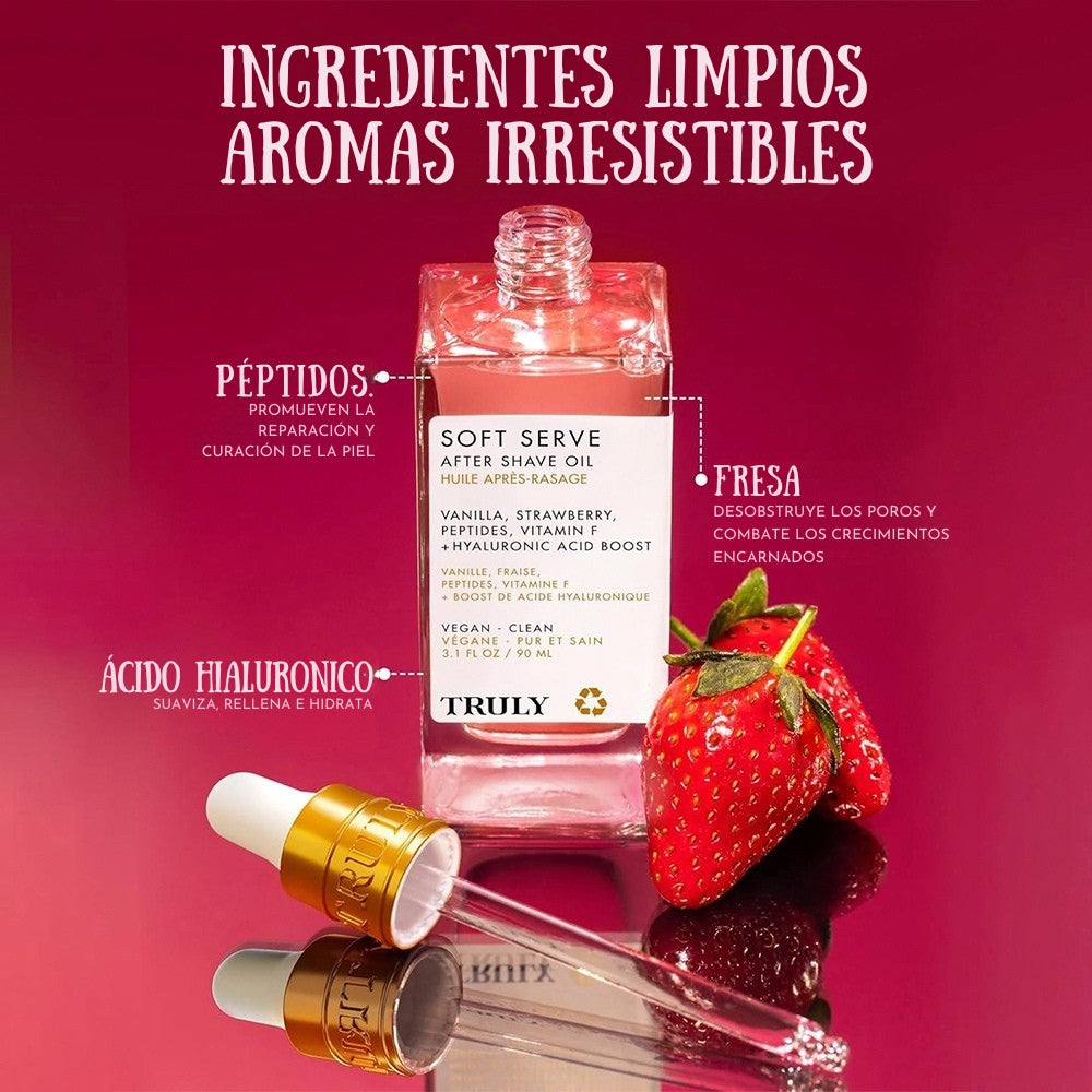 Truly Beauty Soft Serve Aceite Para Después Del Afeitado