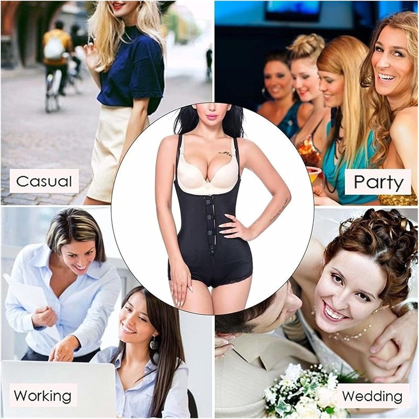 Curvy Moldeadora Con Zipper