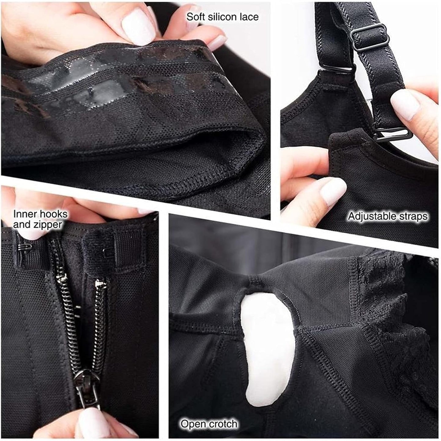 Curvy Moldeadora Con Zipper