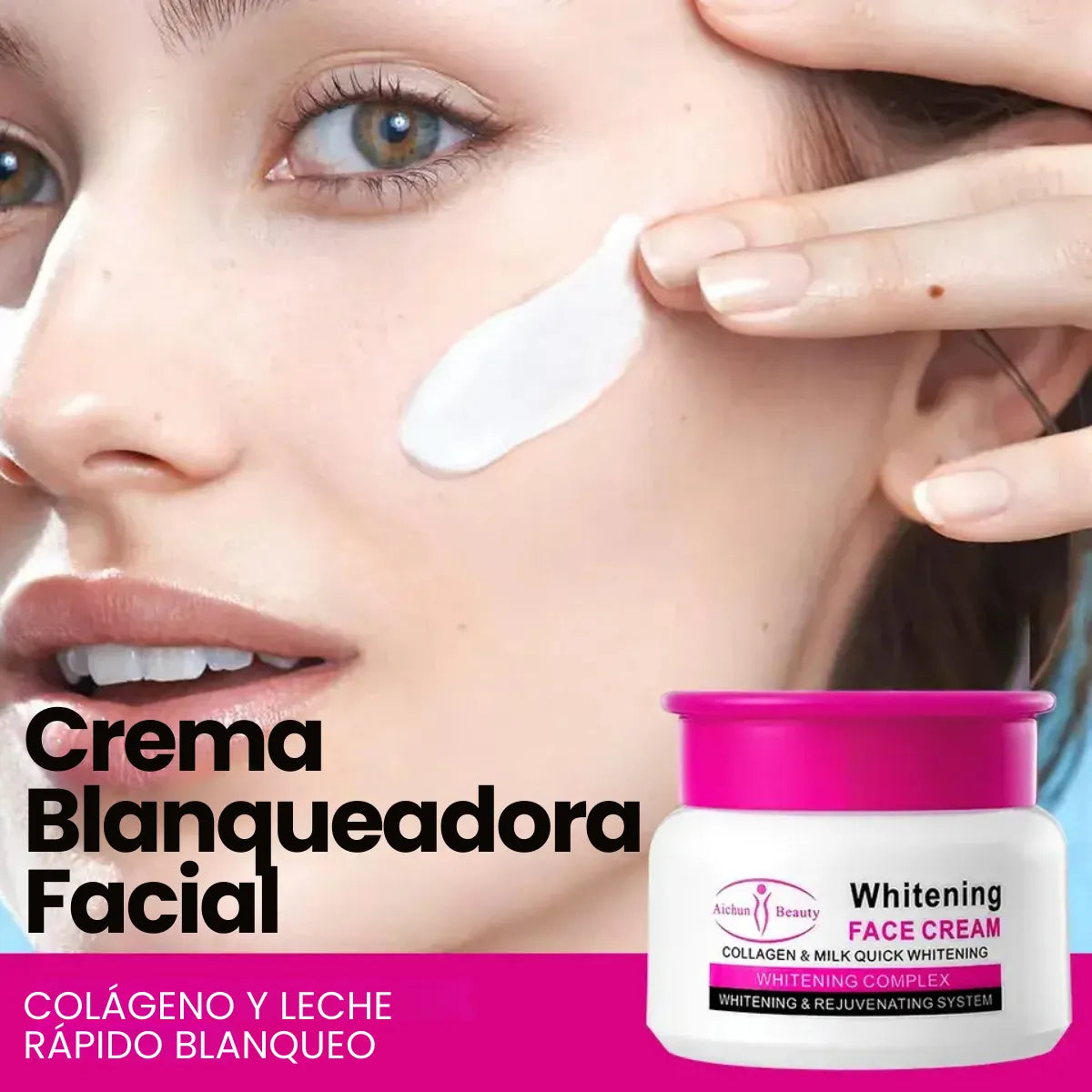Crema Facial Aclaradora Remueve Manchas Oscura Aichun Beauty