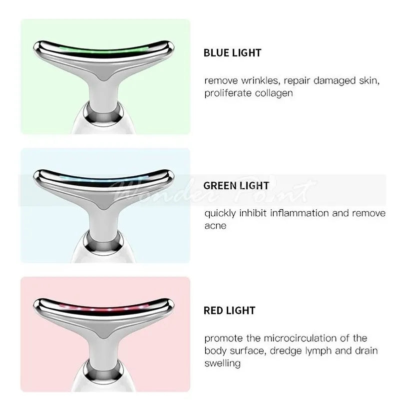 Masajeador Rejuvenecedor Facial y de Cuello 5 en 1