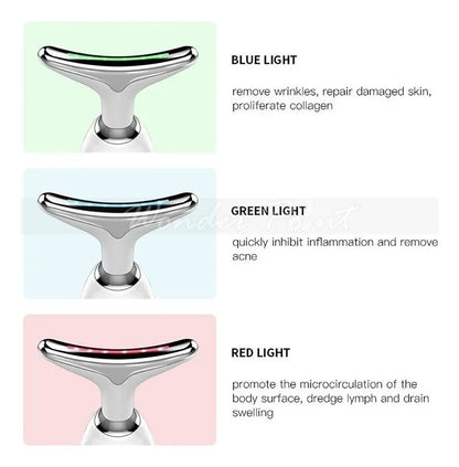 Masajeador Rejuvenecedor Facial y de Cuello 5 en 1