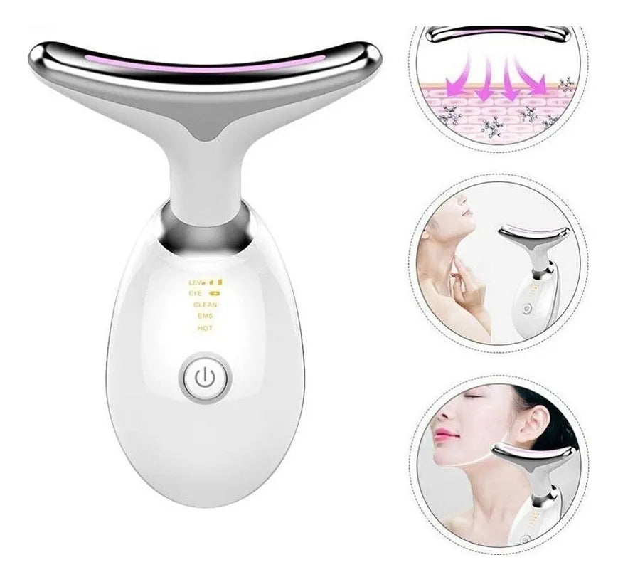 Masajeador Rejuvenecedor Facial y de Cuello 5 en 1