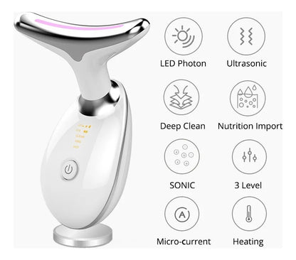 Masajeador Rejuvenecedor Facial y de Cuello 5 en 1