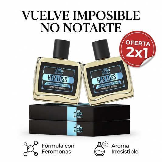 Feromonas Para Hombre Her Loss Perfume® 2X1