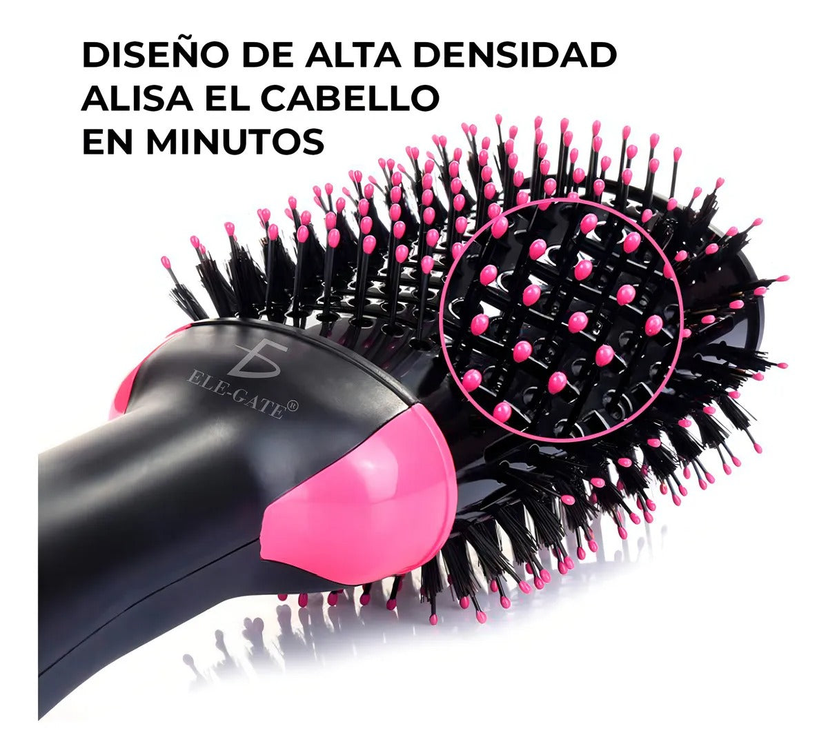 Cepillo Eléctrico 3 En 1 Cabello Modelador Secador Rizador Premium