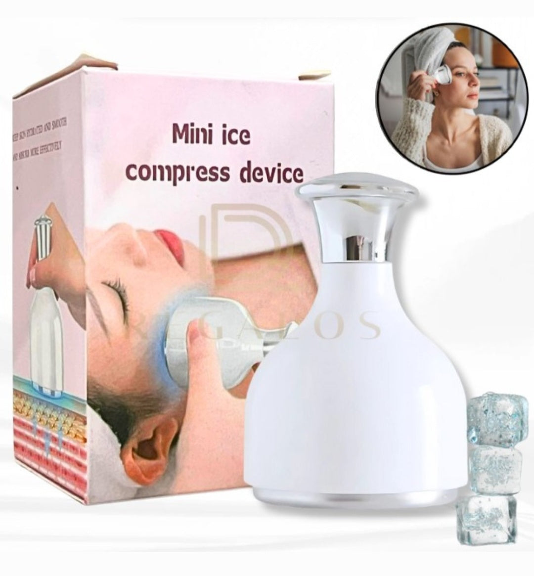 Masajeador Facial / Corporal Manual Para Crioterapia de Frio